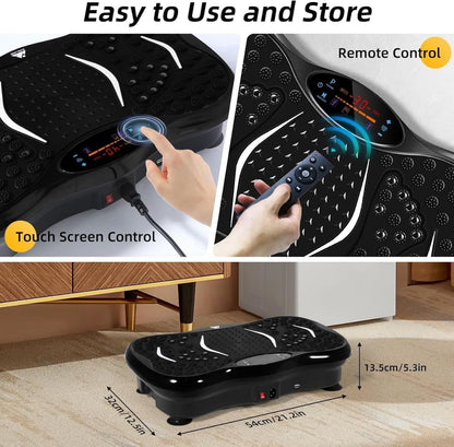 VibraFit Pro™ – Smart Vibration Plate Exercise Machine with Remote Control